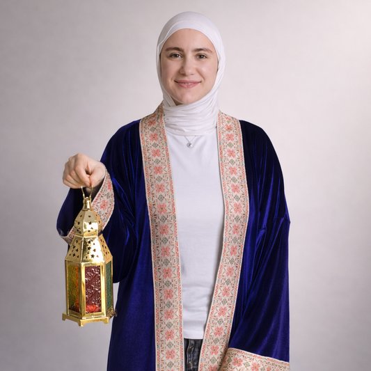 Sapphire Blue Relaxed Abya