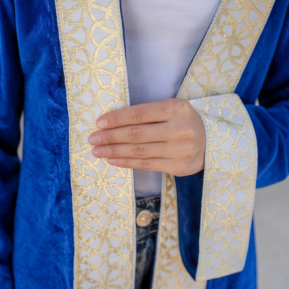 Sapphire Blue Relaxed Abya